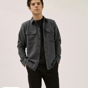Everlane The Heavyweight Overshirt Charcoal Medium